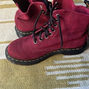 Dr.Martens 1460 Pascal Burgundy Textured Leather